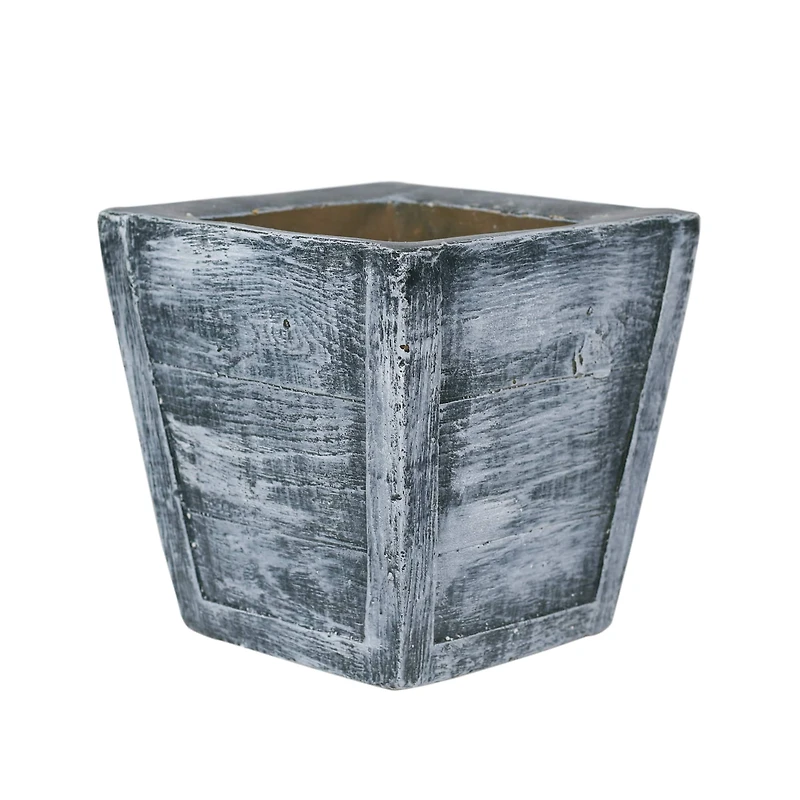 4ft. Pre-Lit Flocked Artificial Pine Lamp Post, Warm White LED Lights