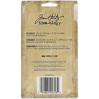 Idea-Ology Metal Keyholes W/Brads .75"X1" To 1"X1.5" 5/Pkg-Antique Nickel, Brass & Copper