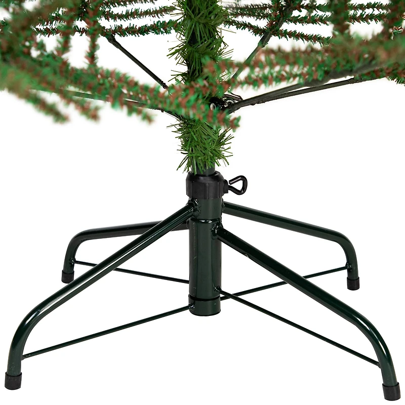 6ft. Unlit Two-Tone Warsaw Twig Artificial Christmas Tree with Stand