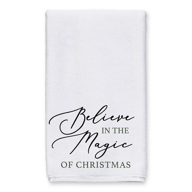 White Believe in Magic Tea Towel Set