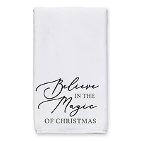 White Believe in Magic Tea Towel Set