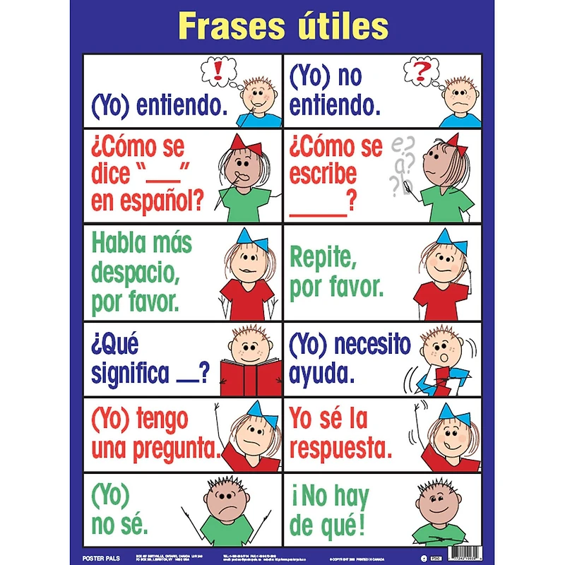 Poster Pals® Spanish Essential Classroom Posters