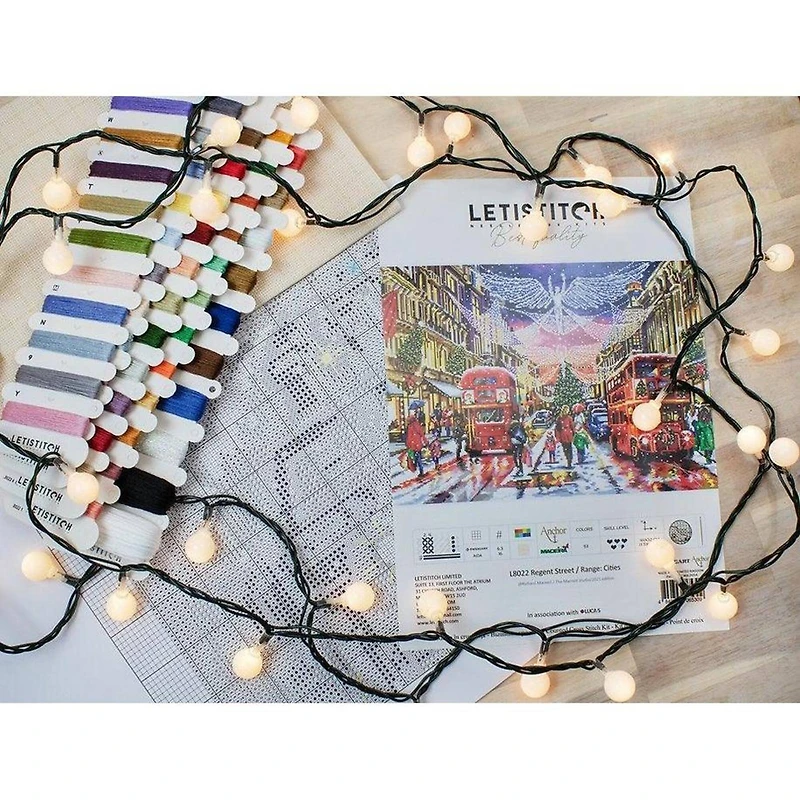 Letistitch Regent Street/Range: Cities Counted Cross Stitch Kit