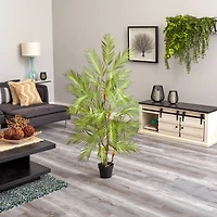 4.5ft. Potted Areca Artificial Palm Tree