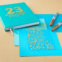 Gold Glitter Swirl Stickers by Recollections™