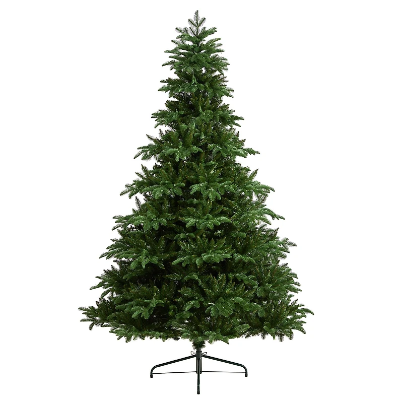8ft. Pre-Lit South Carolina Spruce Artificial Christmas Tree, Clear Lights