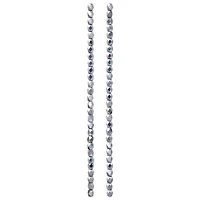 12 Pack: Silver Iridescent Glass Tube Beads, 4mm by Bead Landing™