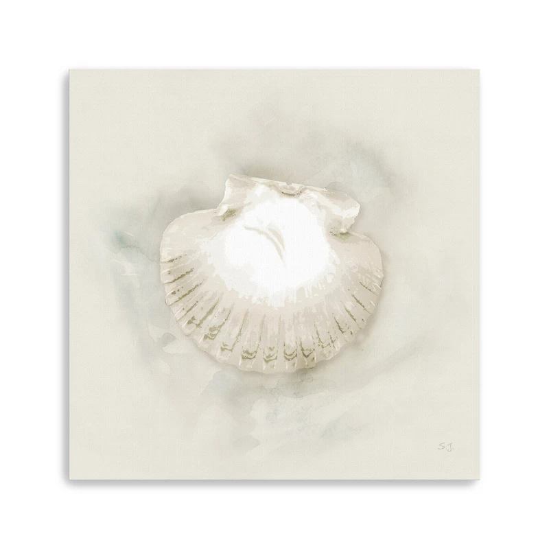 Soft Sand and Shell II Canvas Giclee