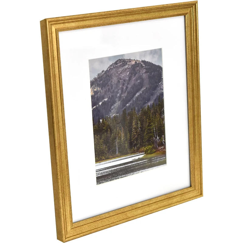 3 Pack Gallery™ Gold Frame with Mat by Studio Décor