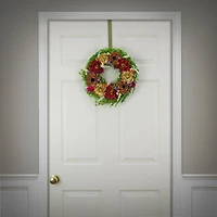 17" Spring Blooms Floral Wreath