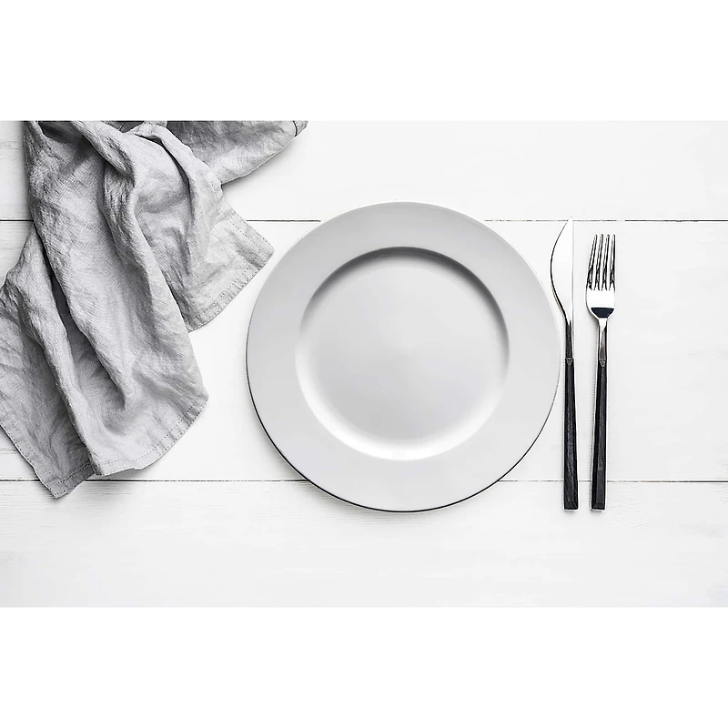 13" White Round Charger Plate by Celebrate It™