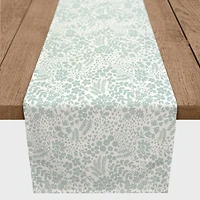 90" Dainty Floral Cotton Twill Table Runner