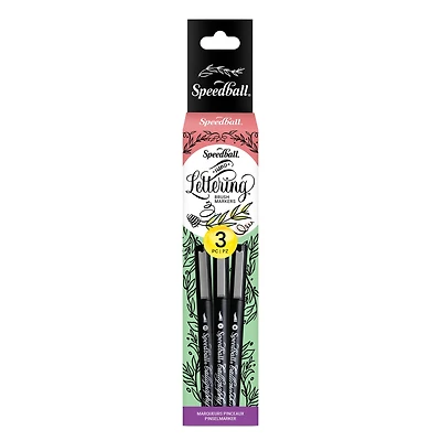 Speedball® Hand Lettering Brush Marker Set