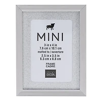 Silver Mini Frame with Mat by Studio Décor®