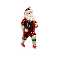 5.25" Pickleball Santa Glass Ornament by Ashland®