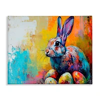 Stupell Industries Easter Joy Abstract Canvas Wall Art