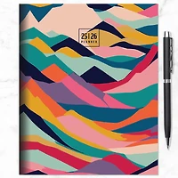 TF Publishing 2025-2026 Peaks & Valleys Medium Monthly Planner