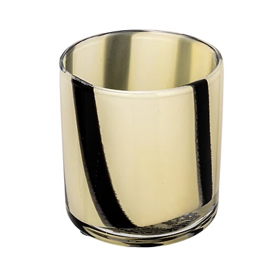 Hello Honey® 4" Striped Glass Votive Candle Holder