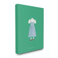 Stupell Industries The Wizard of Oz Character's Fashion Canvas Wall Art