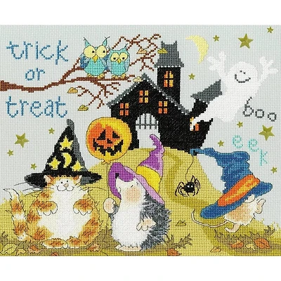 Bothy Threads Trick Or Treat Counted Cross Stitch Kit