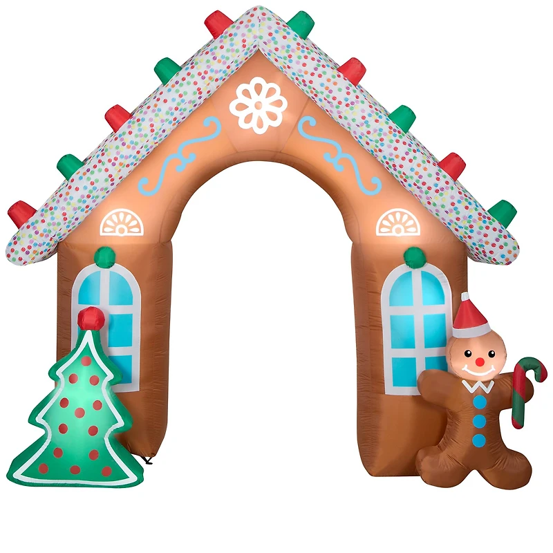 8.5ft. Airblown® Inflatable Christmas Gingerbread Archway