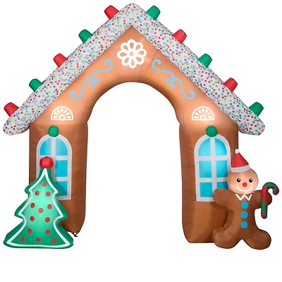 8.5ft. Airblown® Inflatable Christmas Gingerbread Archway