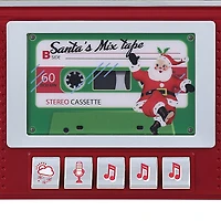 Mr. Christmas 10" Santa's Boom Box Radio