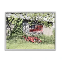 Stupell Industries Americana Lush Country Greenery Framed Giclee Art