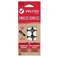VELCRO® Brand White Stick 'Em Circles