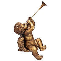 Design Toscano 13.5" Trumpeting Angels of St. Peters Square Boy Statue