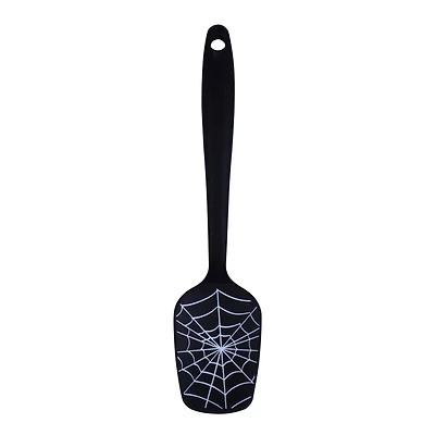 Mini Black Spiderweb Silicone Spoonula by Makery™