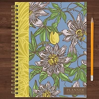 TF Publishing 2024 - 2025 Coastal Flowers Medium Spiral Planner