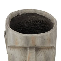 The Novogratz Brown Contemporary Planter, 13" x 14" x 18"