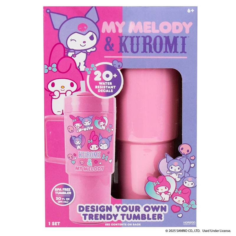 Hello Kitty® My Melody™ & Kuromi™ Design Your Own Trendy Tumbler
