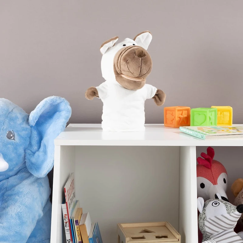 Toy Time Plush Dog Hand Puppet