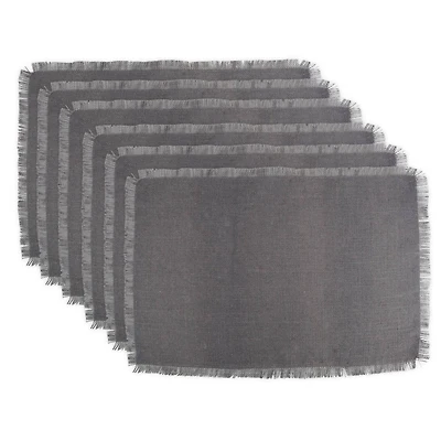 DII® Gray Jute Placemats, 6ct.