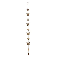 61.5" Iron Butterfly Rain Chain