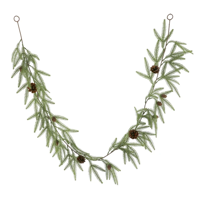 6ft. Green Soft Pine & Pinecone Garland by Ashland®