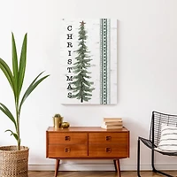 Tree Isle Green Canvas Wall Art
