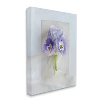 Stupell Industries Violets Wrapped in Sheer Soft Country Floral Canvas Wall Art