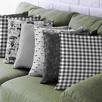 Black & White Farmhouse Cotton Fabric Bundle by Loops & Threads™