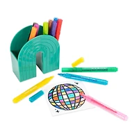 VIVID by Brea Reese® Glitter Markers Set