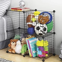 Whitmor Wire Storage Cubes Set