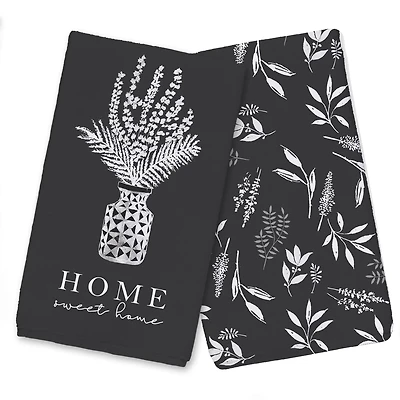 Monochromatic Marigold Tea Towel Set