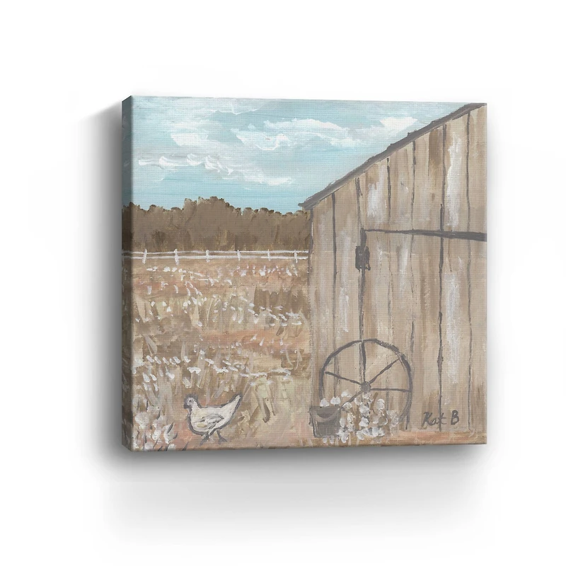 Chicken Barn Canvas Giclee