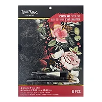 Brea Reese™ 9" x 12" Garland Scratch Art Paper Pad