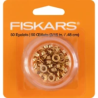 Fiskars® 3/16" Gold Eyelets, 50ct.