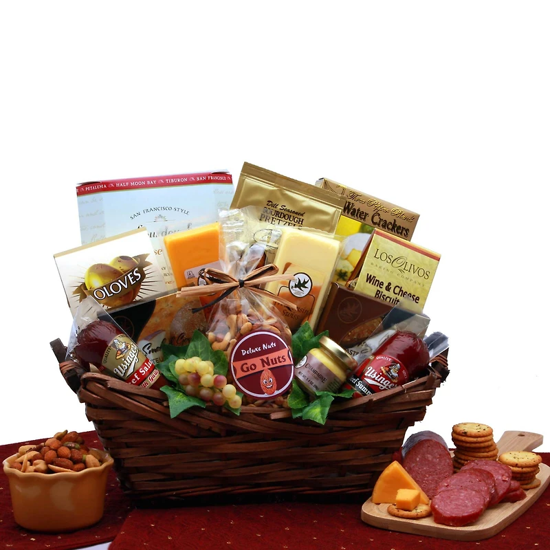 Gourmet Delights Gift Basket