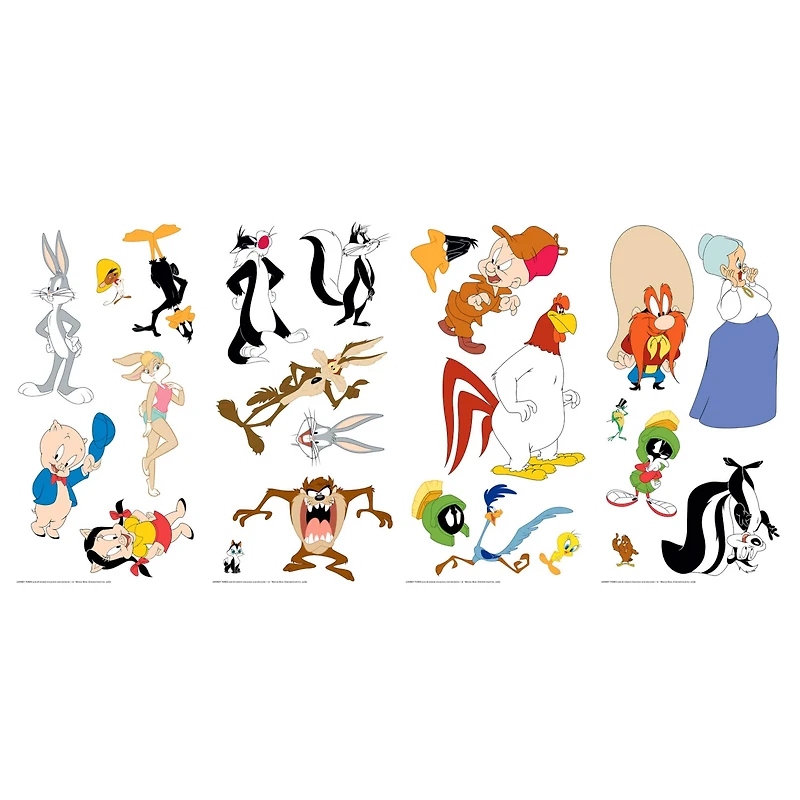 RoomMates Looney Tunes Peel & Stick Wall Decal Set