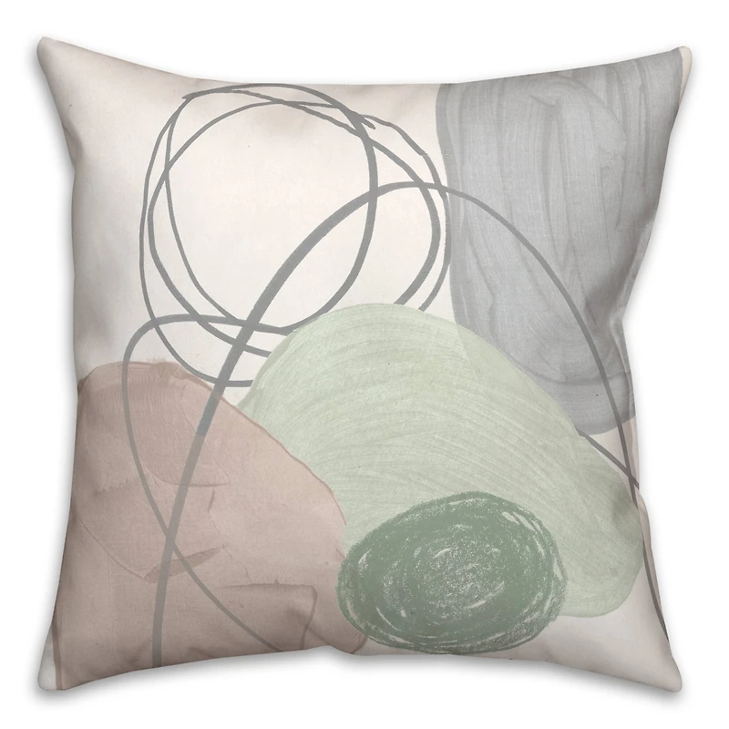 Chic Urban Abstract I 18" x 18" Throw Pillow